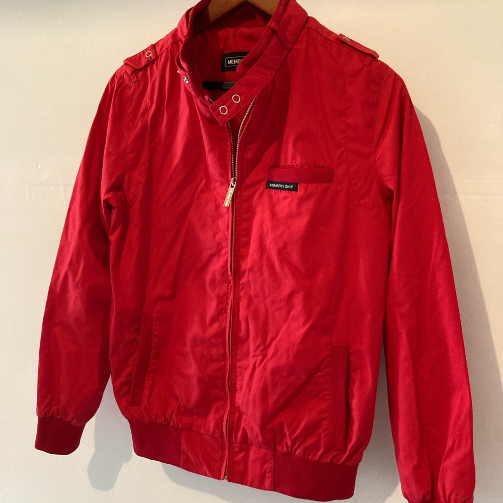 Members Only Red Jacket